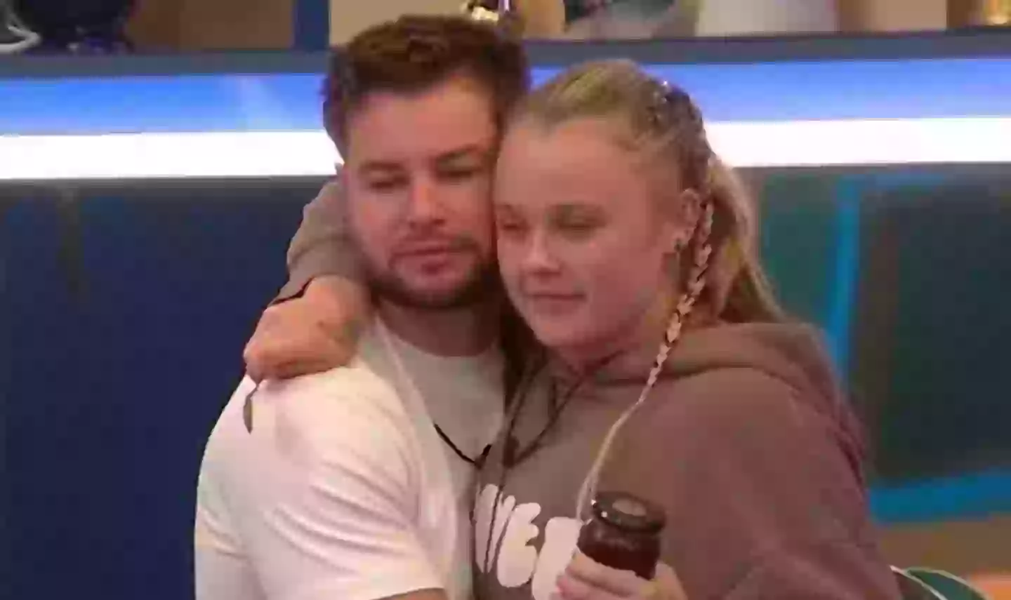Siwa and Hughes got very close in the house (ITV)