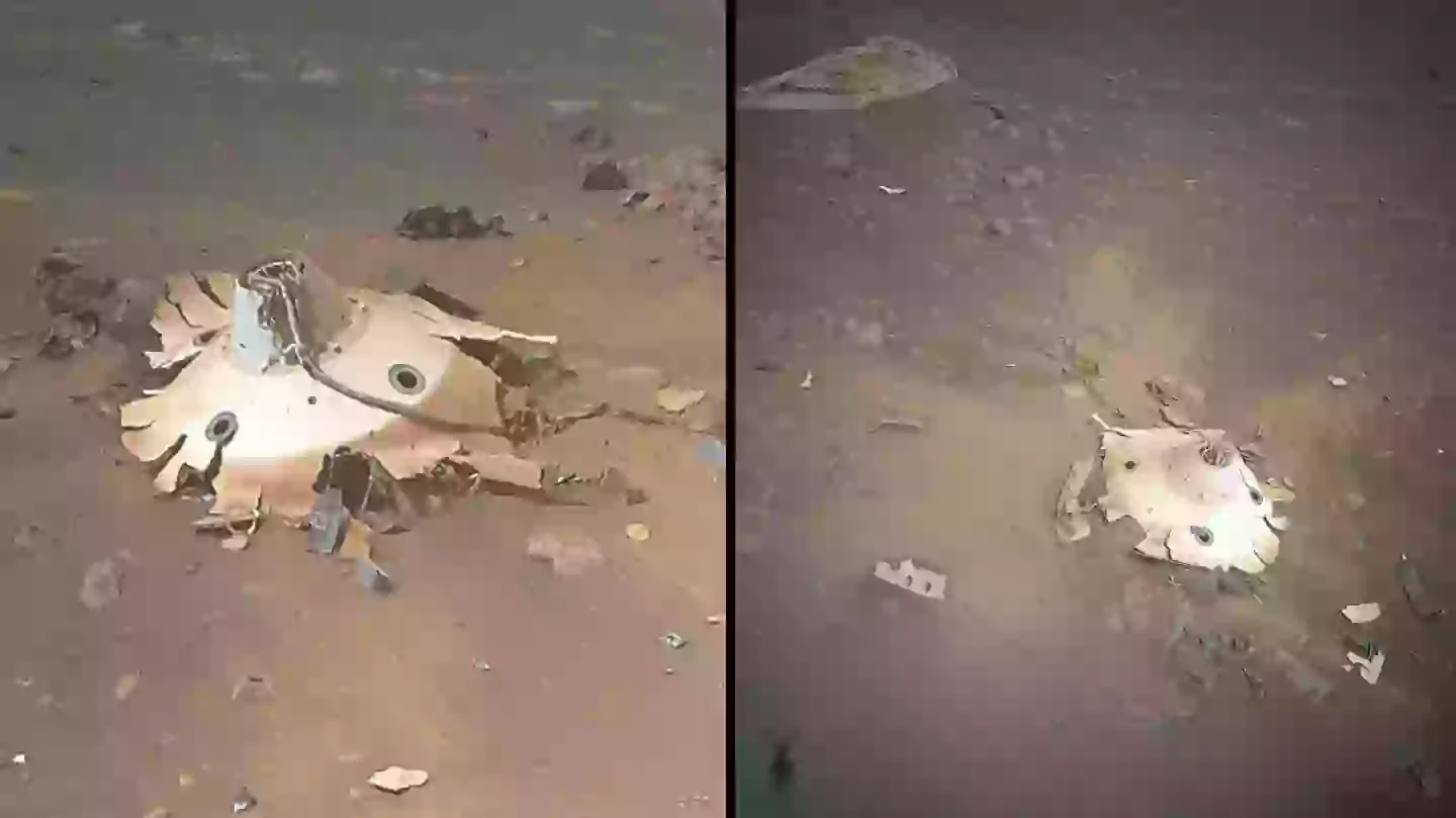 Real NASA story behind 'otherworldly' Mars wreckage