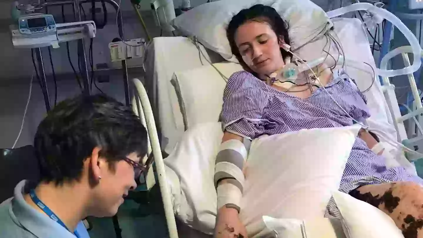 Student lost multiple limbs and needed hand transplant after 'vomiting relentlessly’ in the night