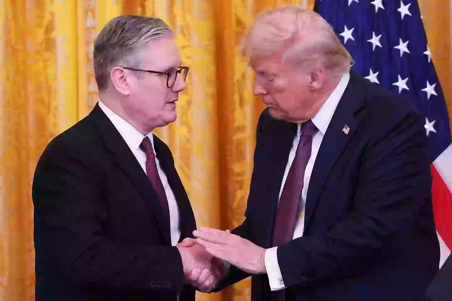 UK business owners are hoping Starmer can smooth things out with the US President (CARL COURT/POOL/AFP via Getty Images)