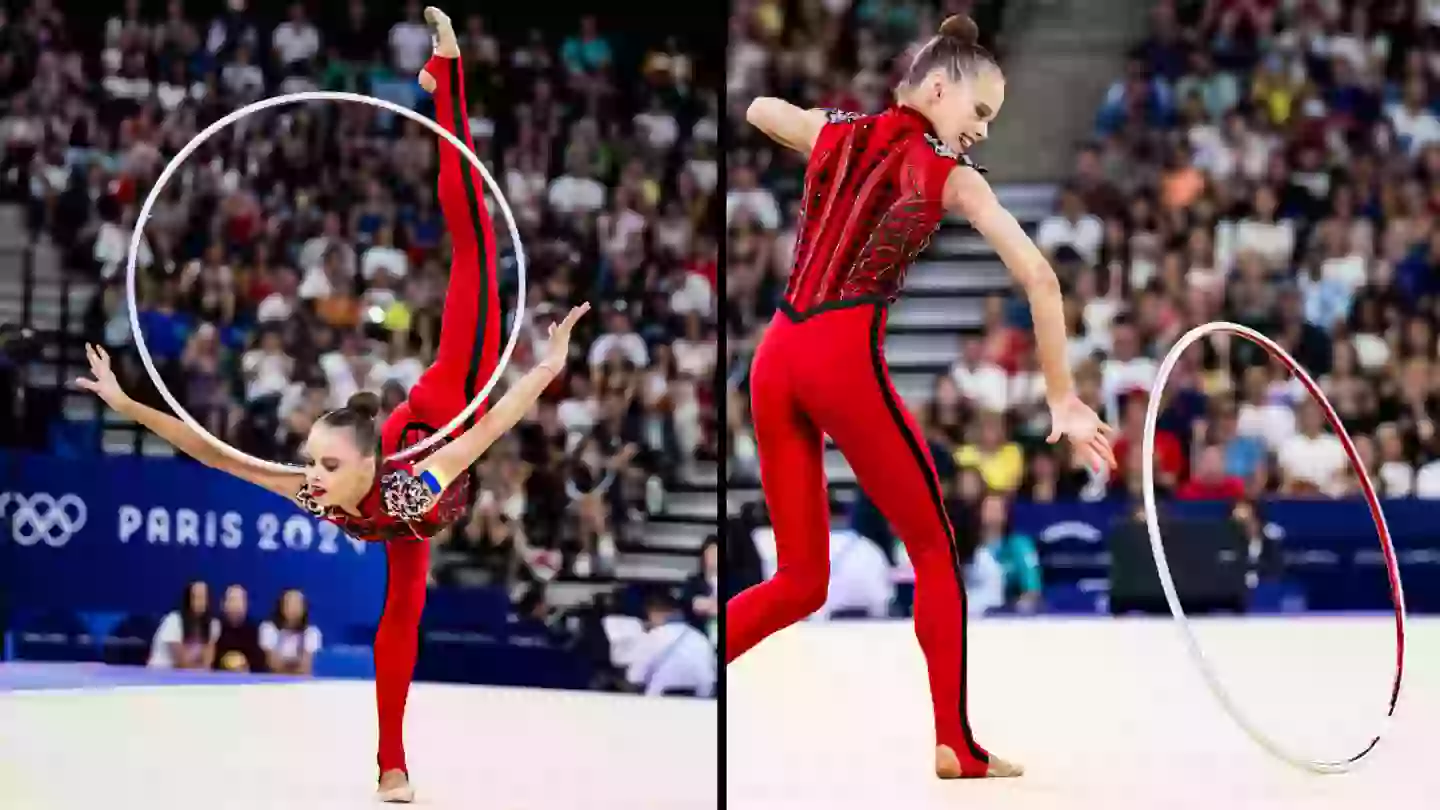Rhythmic gymnast's 'Thriller' routine goes viral as Olympics viewers say 'they've never seen anything like it'