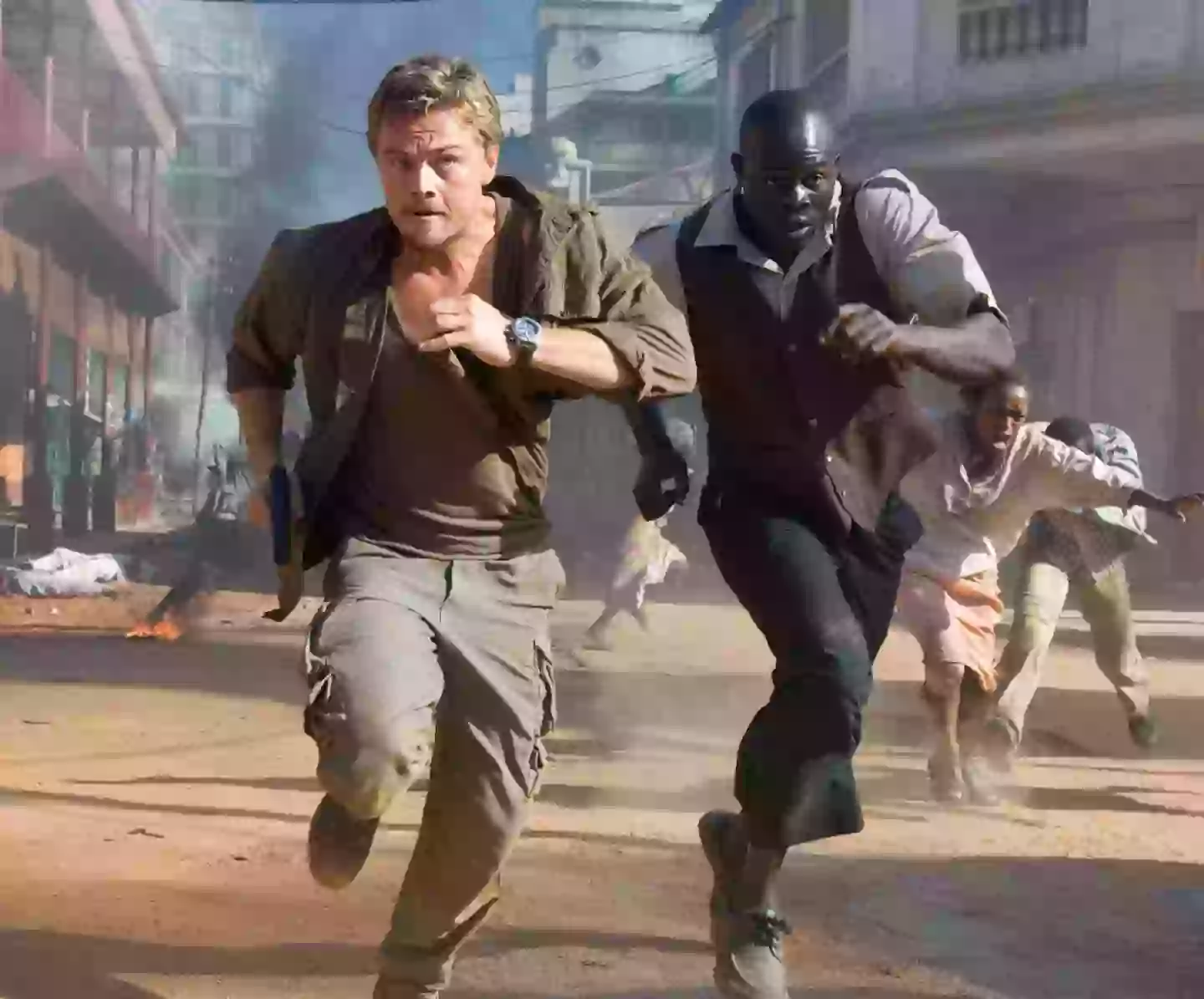 The film co-starred DiCaprio and Hounsou (Warner Brothers)