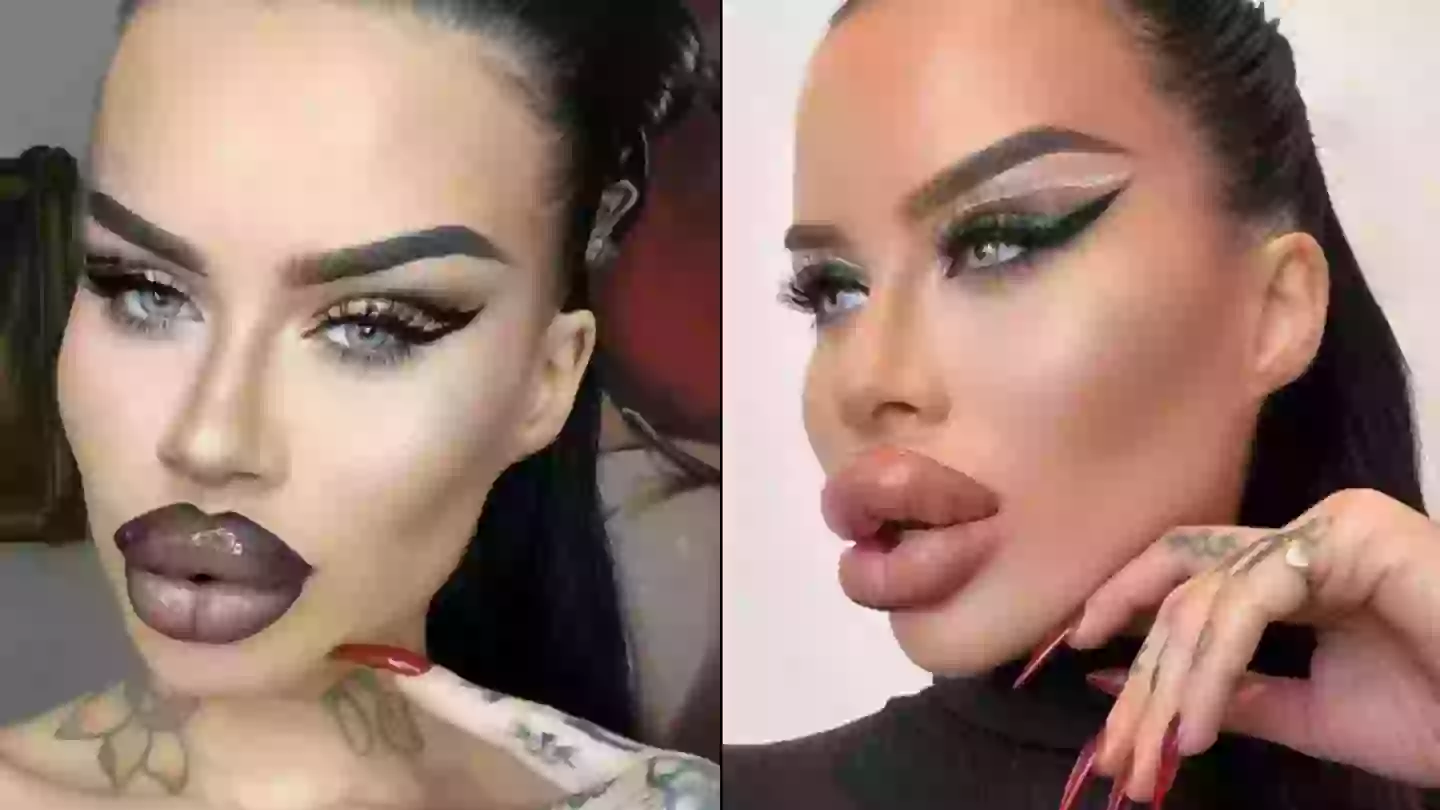 Woman on journey to be her 'best plastic self' shares image of what she looked like before new look