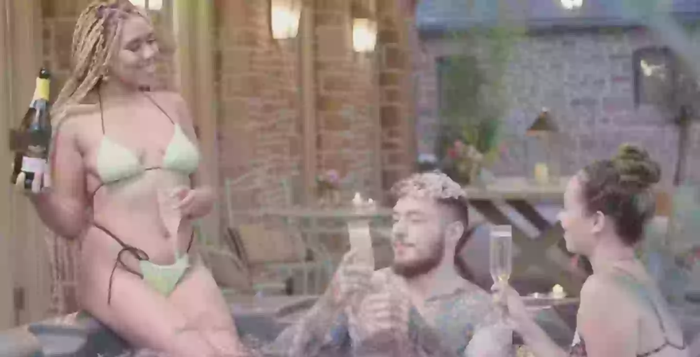 Grace Florence, 28, has been a 'resident non-monogamist' on the reality show since 2022 (Channel 4)