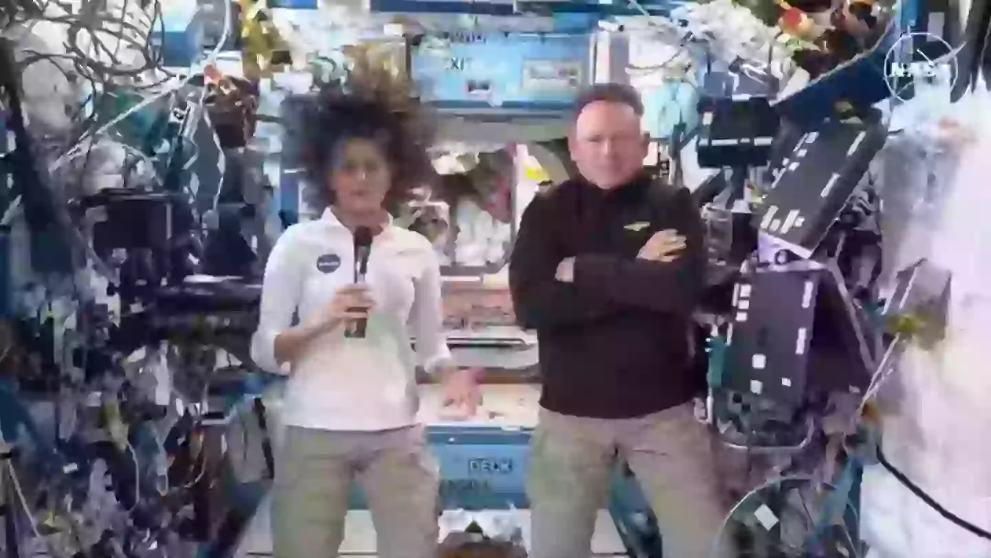 The astronauts have become very famous for being stuck in space (NASA)