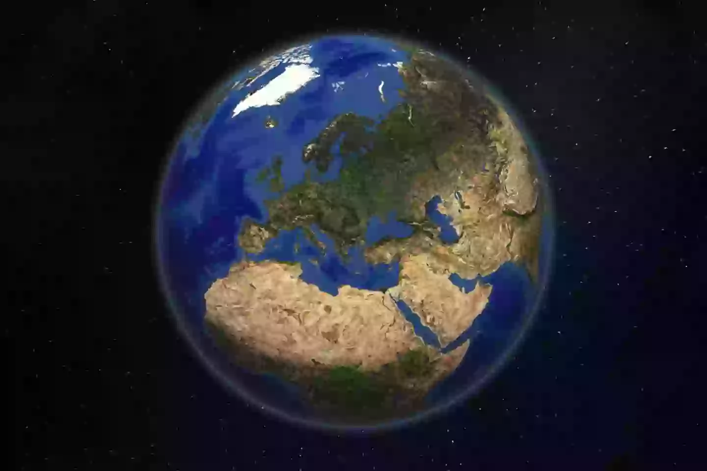 Seeing the Earth from space would be pretty spectacular (Maps4media via Getty Images)