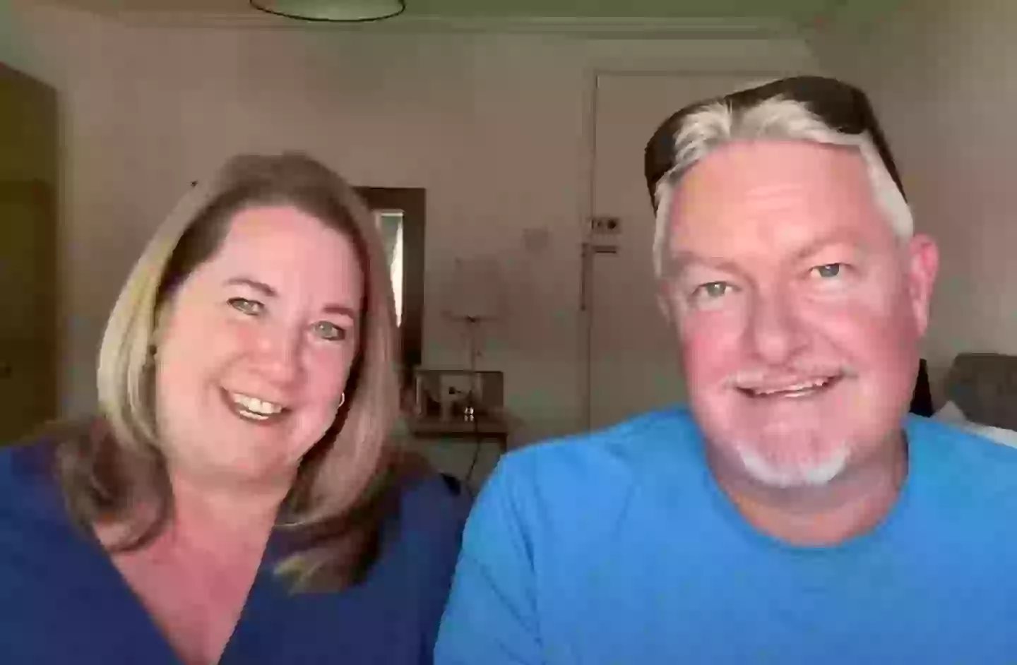 Johan Bodin and Lanette Canen are remaining positive about their situation (YouTube/@livinglifeonacruise)