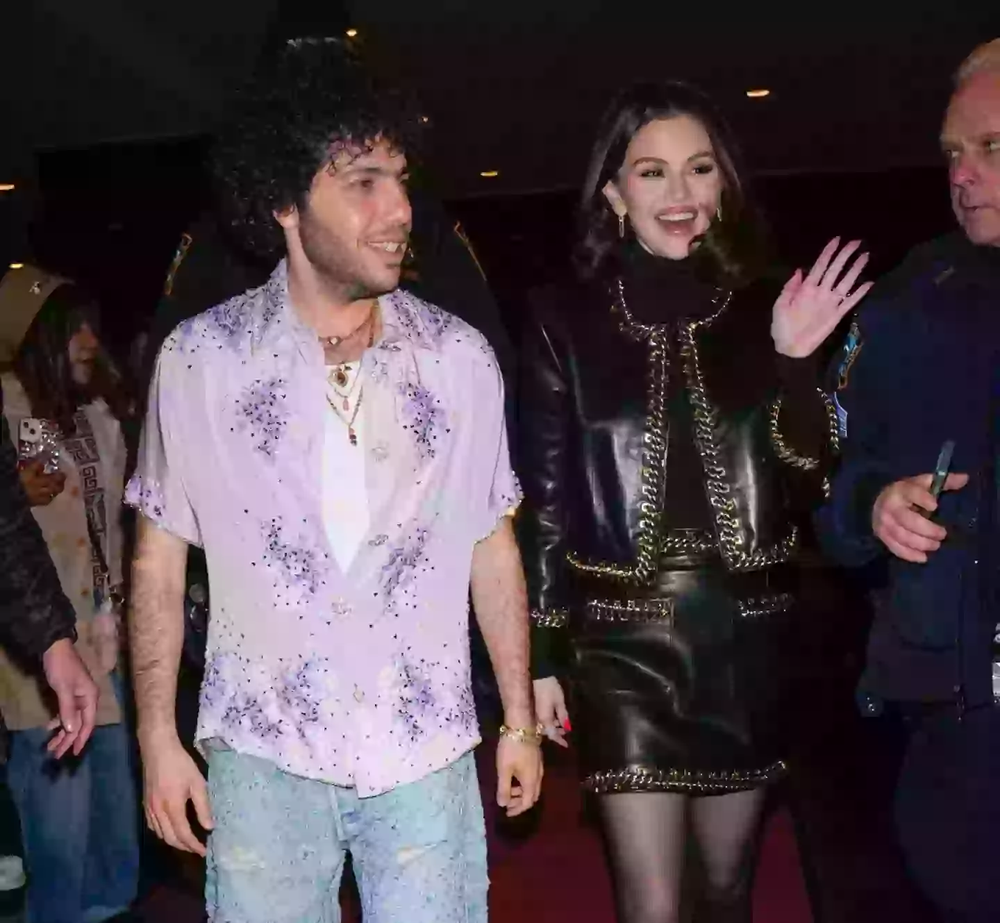 Benny Blanco and his betrothed Selena Gomez (XNY/Star Max/GC Images)