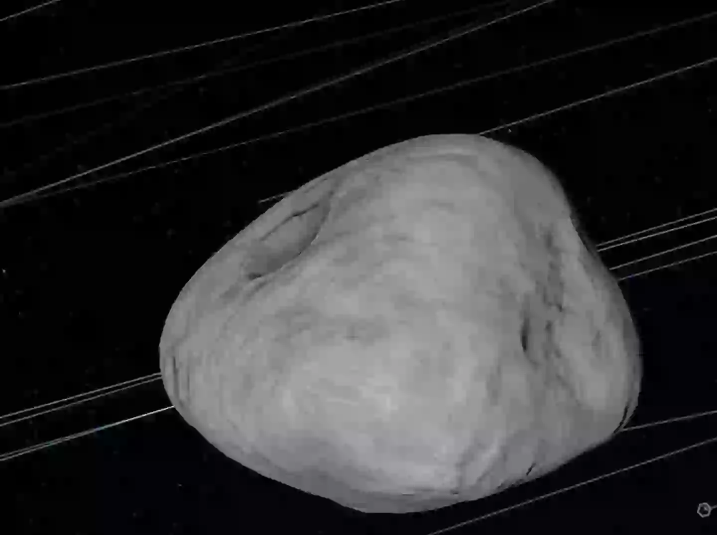 The asteroid is set to fly past us (NASA/Eyes On)