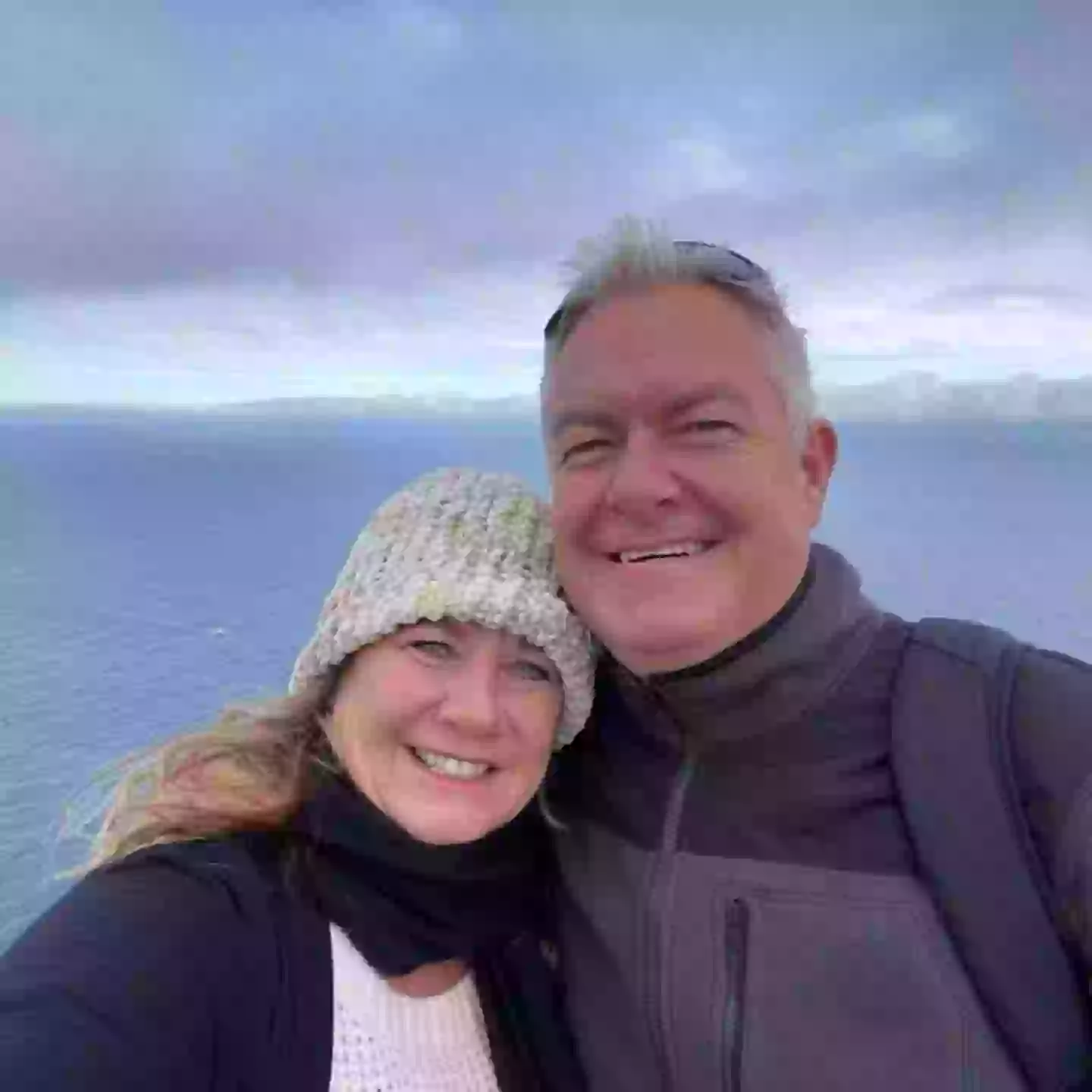 Lanette and Johan Canen say living on the cruise ship is a 'no brainer' (Facebook/Lanette Canen)