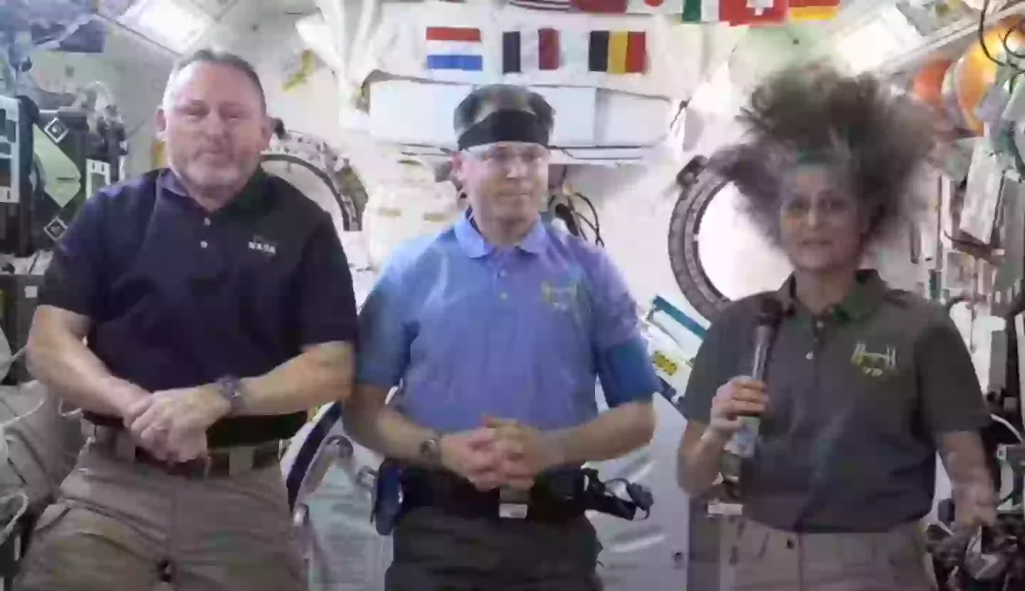 The astronauts should be returning home in the next few days (YouTube/NASA)