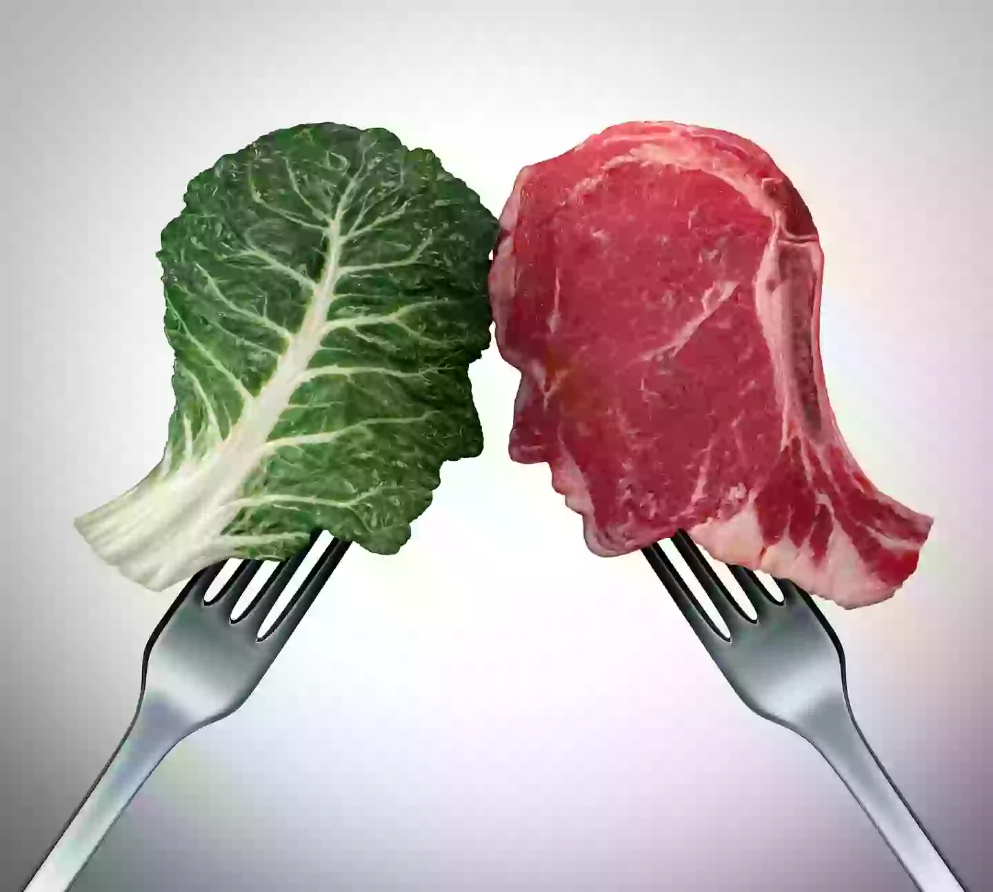 Hugo took on a vegan diet while Ross stuck to a meat diet (Getty Stock Photo)
