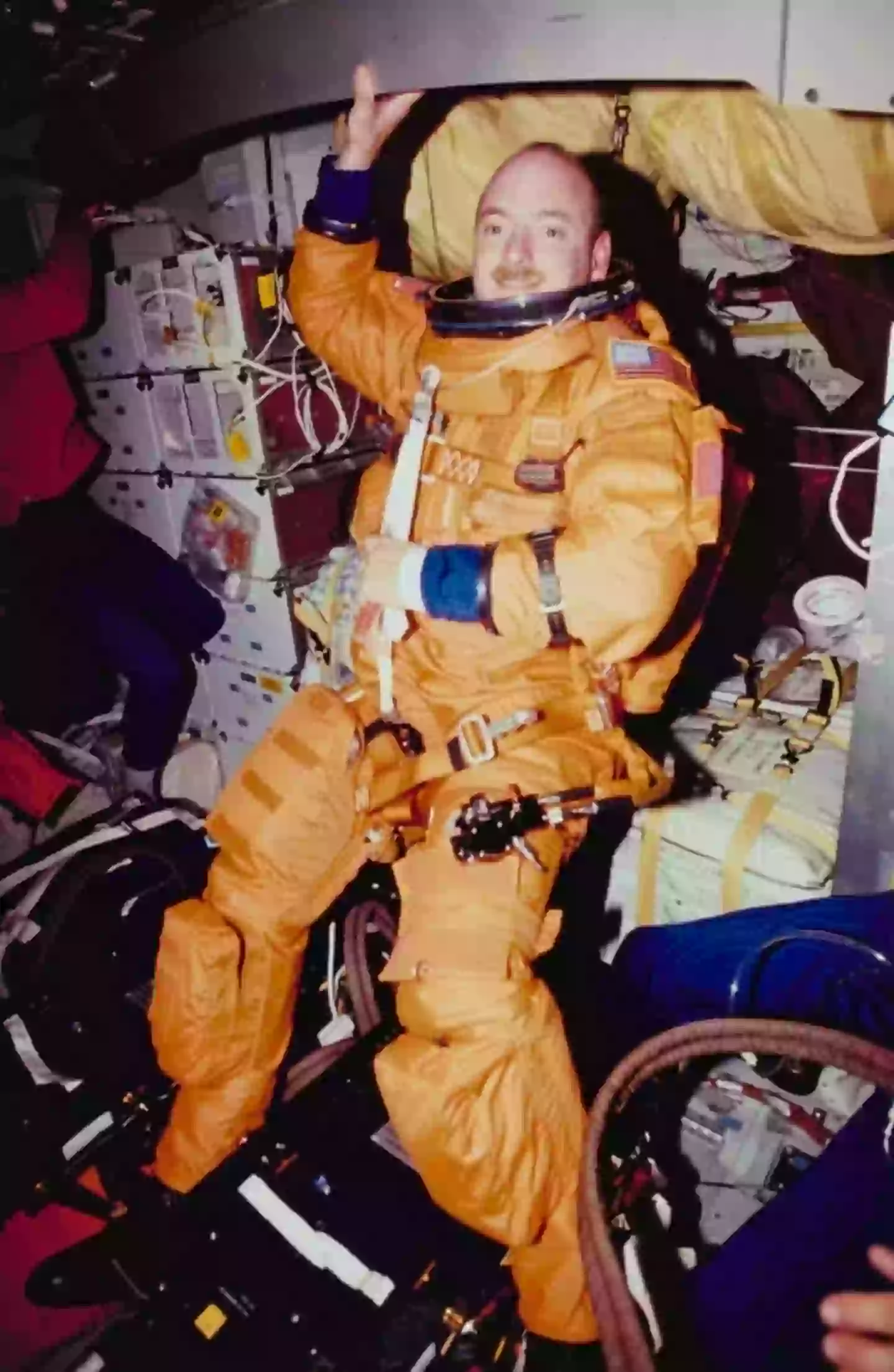 NASA astronaut Scott Kelly spent 340 consecutive days in space, which was the longest single spaceflight by an American at the time (Space Frontiers/Archive Photos/Hulton Archive/Getty Images)