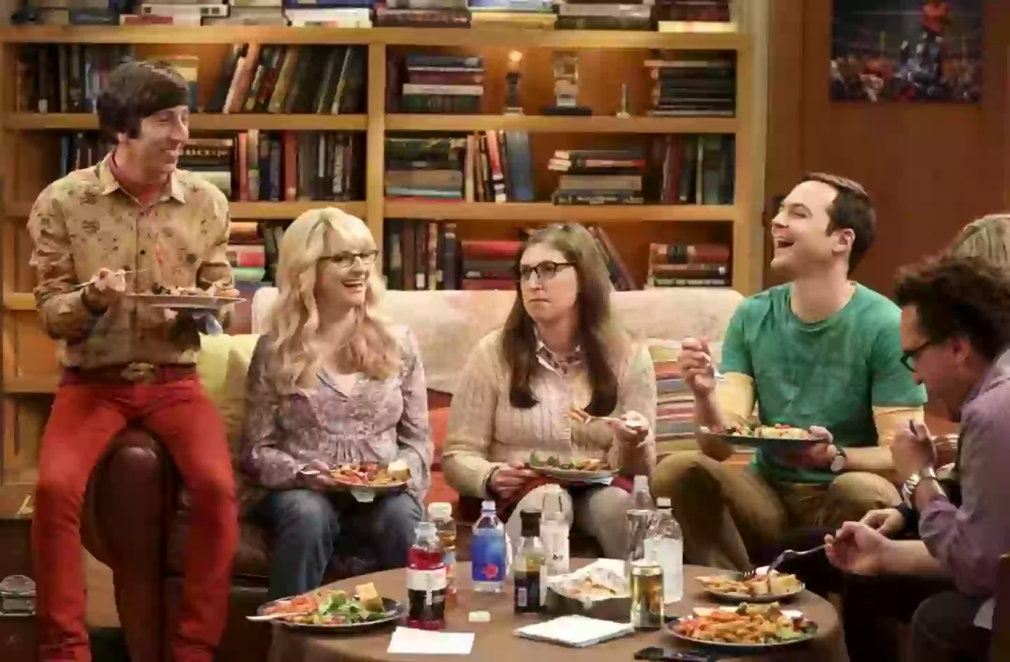 Rauch joined The Big Bang Theory in 2009 and certainly made a splash on her first day (CBS)