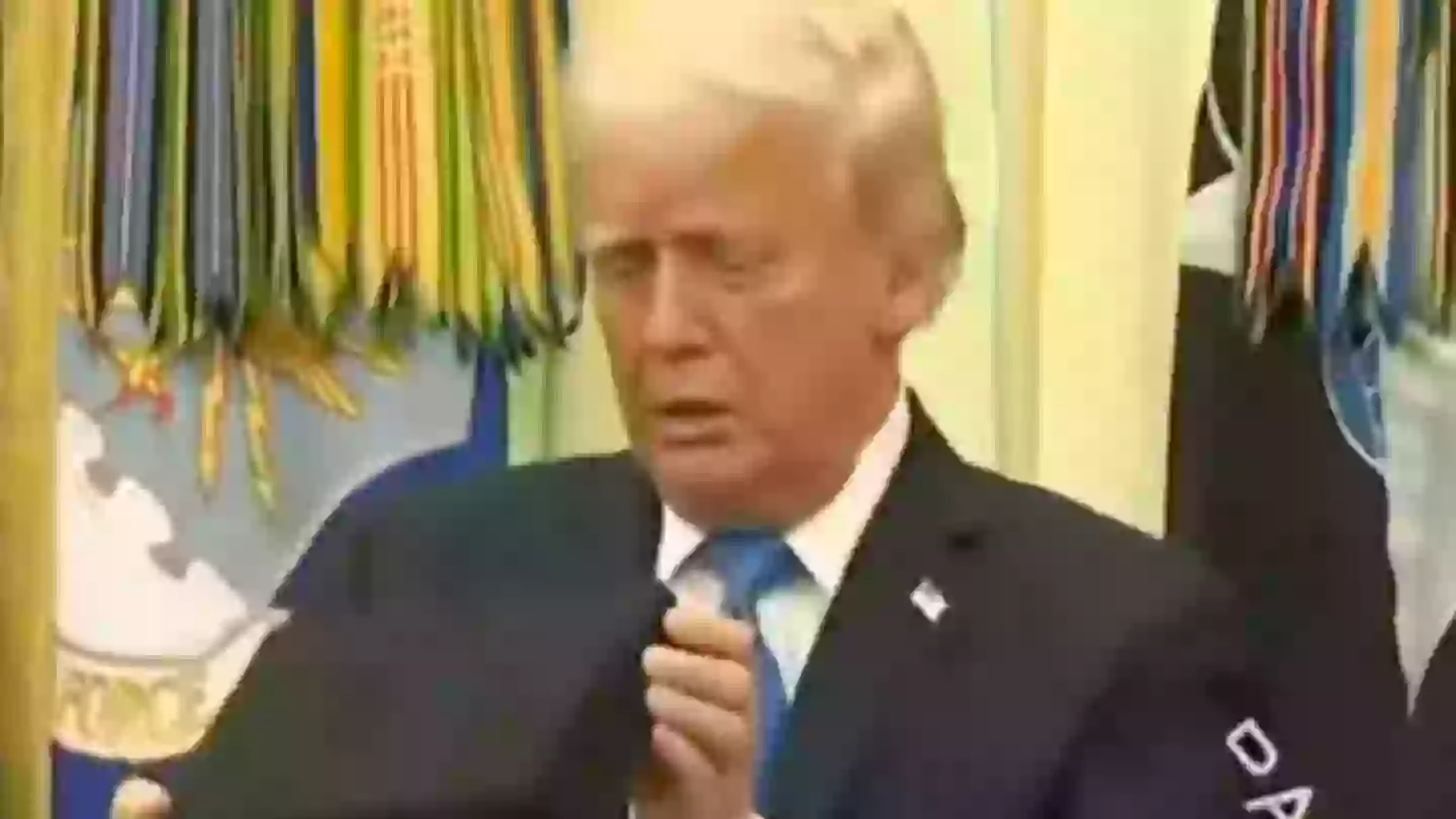 People question how Donald Trump 'aced his cognitive test' as 'childish' moment goes viral
