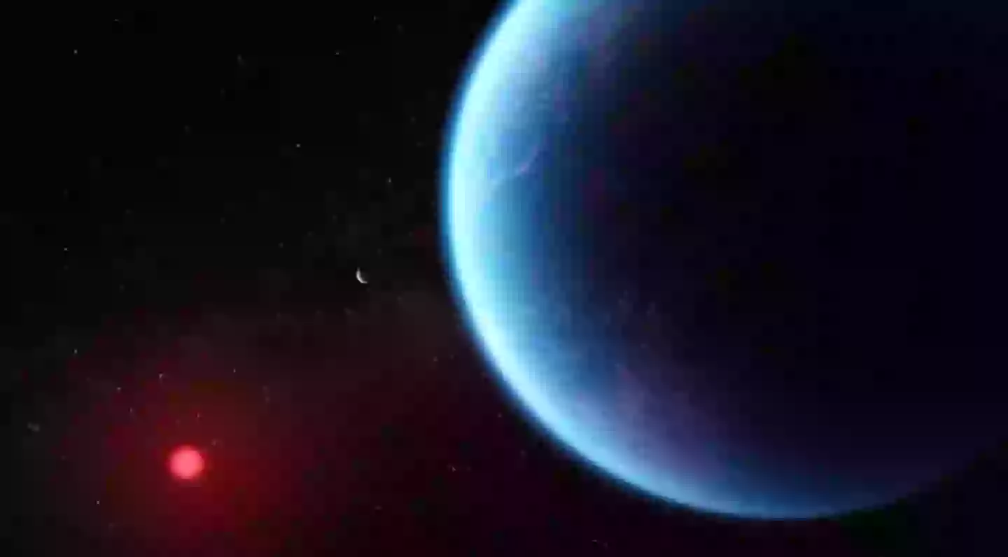 The planet is said to be orbiting a red dwarf (NASA)