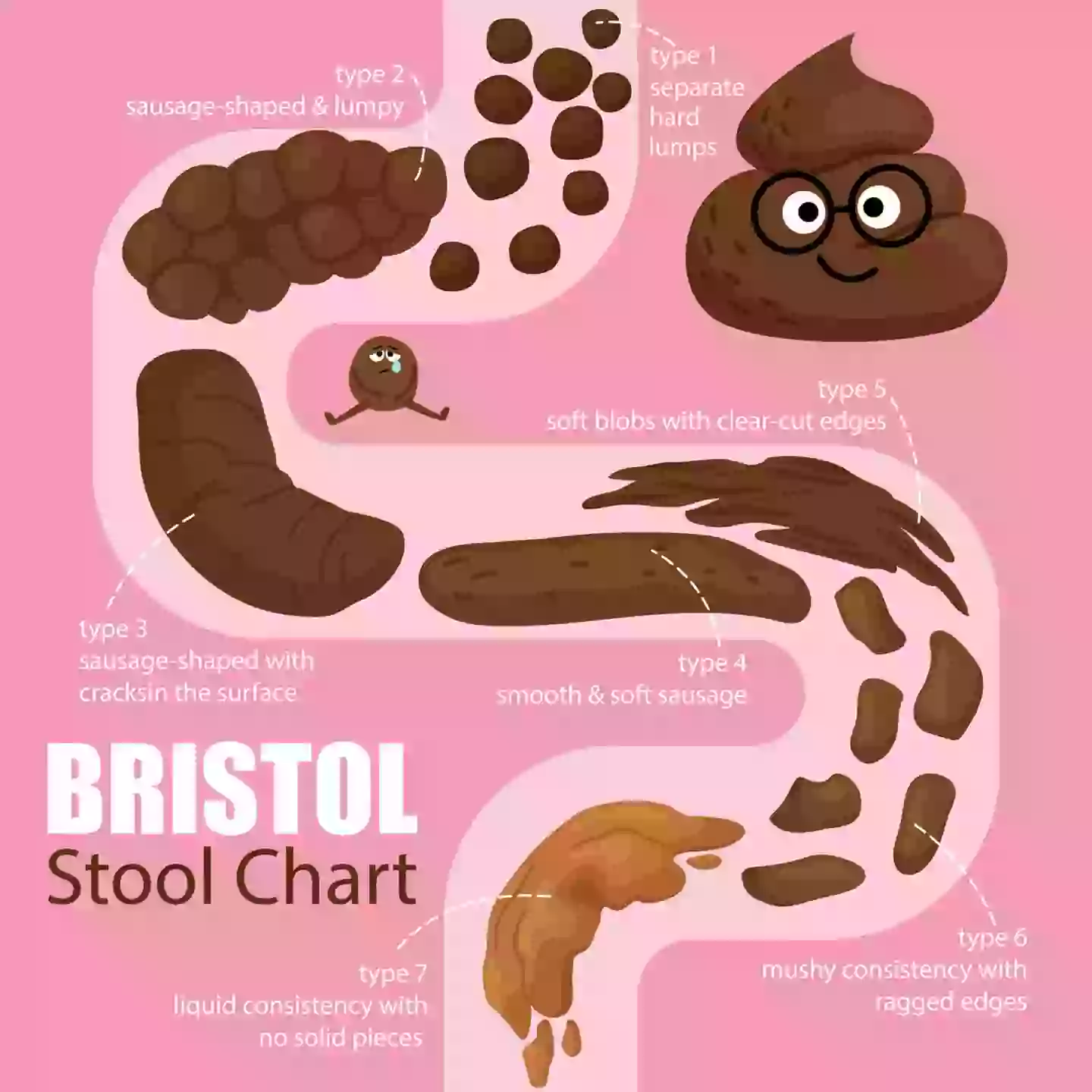 This chart is very handy so you can see what your poo needs to look like. (Getty Stock Images)