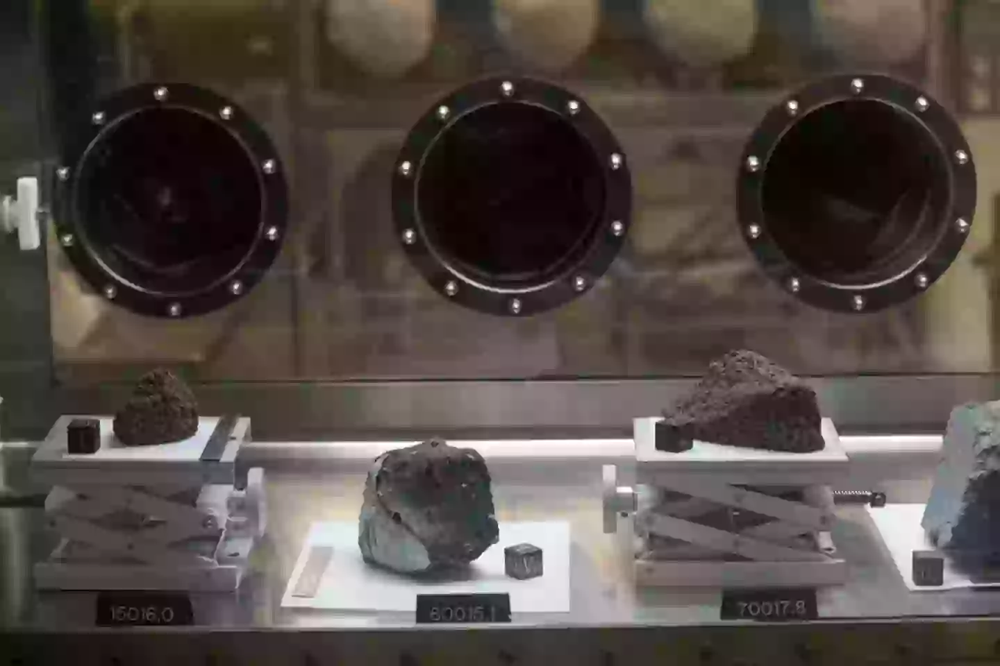 The Johnson Space Center is home to several lunar rock samples (MARK FELIX/AFP via Getty Images)