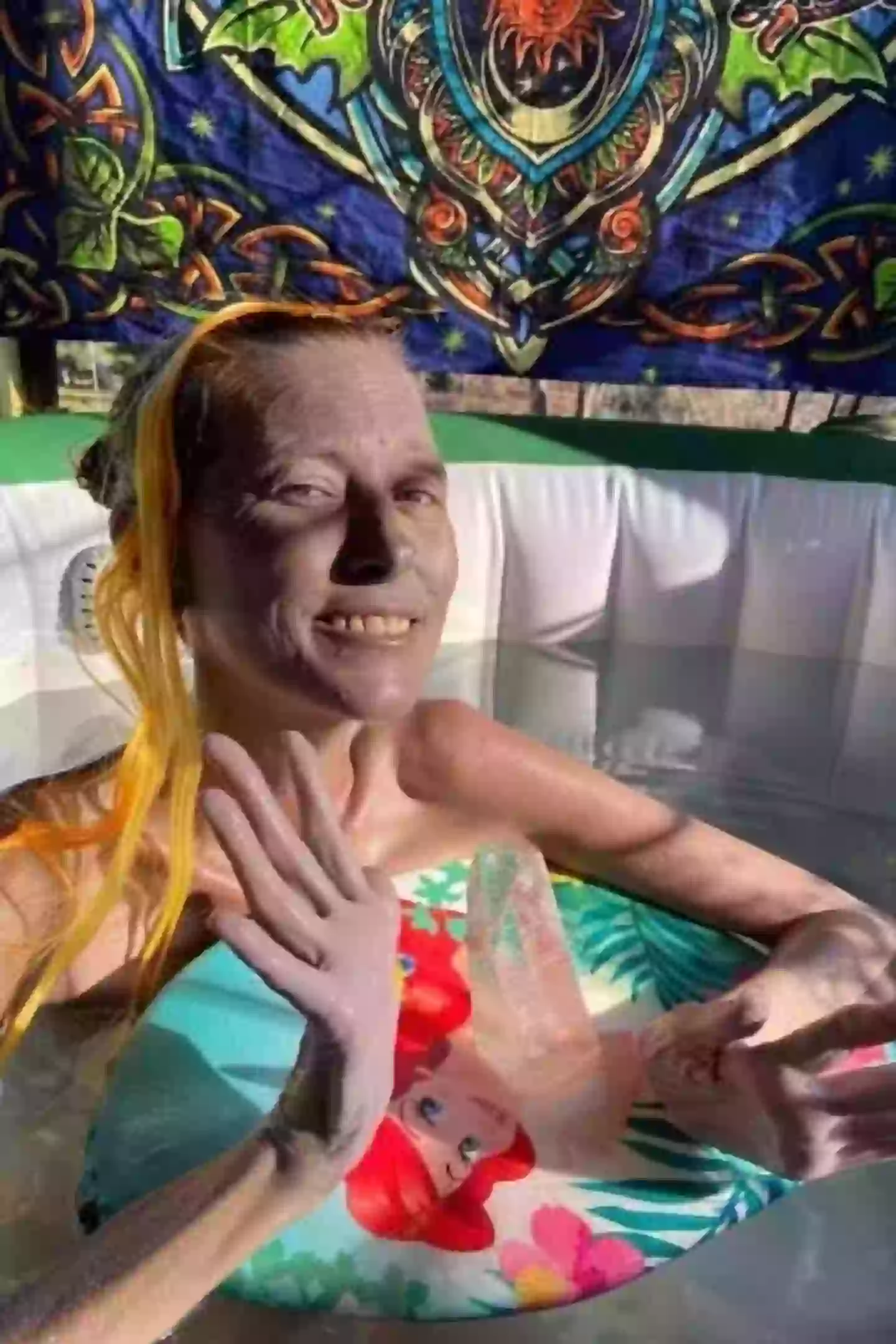 Love Has Won leader Amy Carlson pictured before her death in 2021 (HBO)