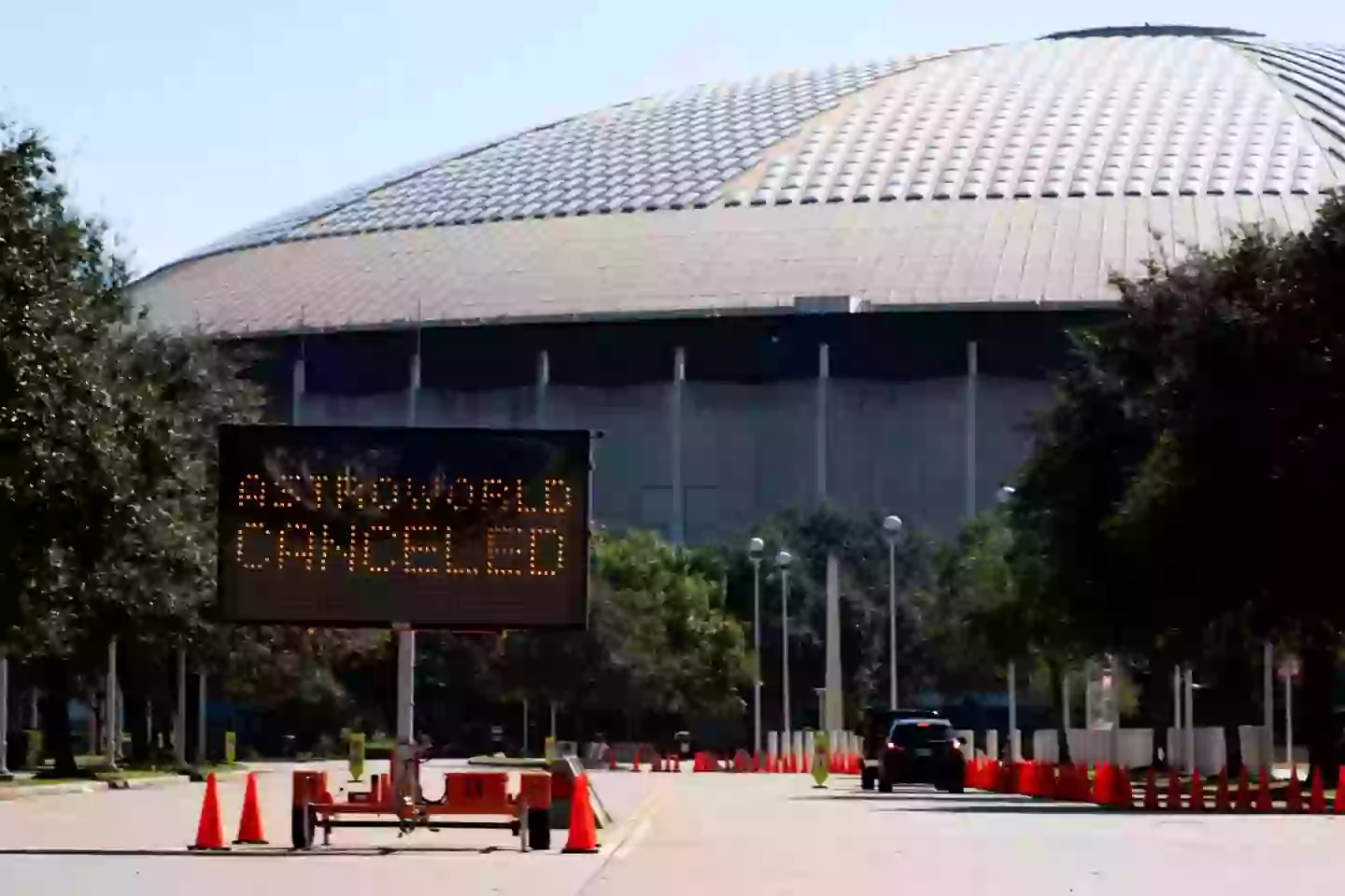 The second night of the festival was cancelled (Alex Bierens de Haan via Getty Images)