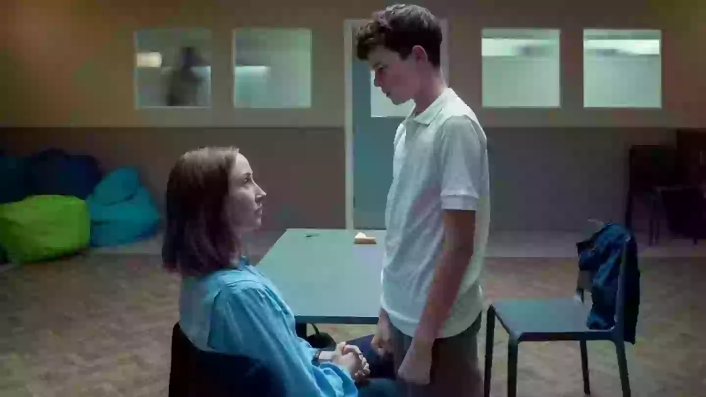 An expert has revealed why the psychologist in Adolescence was dealing with a 'dangerous' scenario during her meeting with Jamie (Netflix)