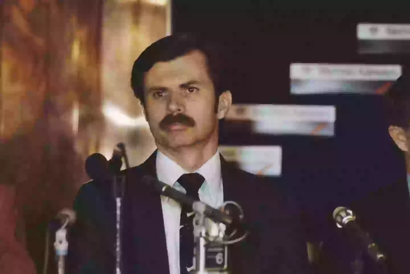 Astronaut Dale Gardner wasn't fazed that day (Fox Photos/Hulton Archive/Getty Images)