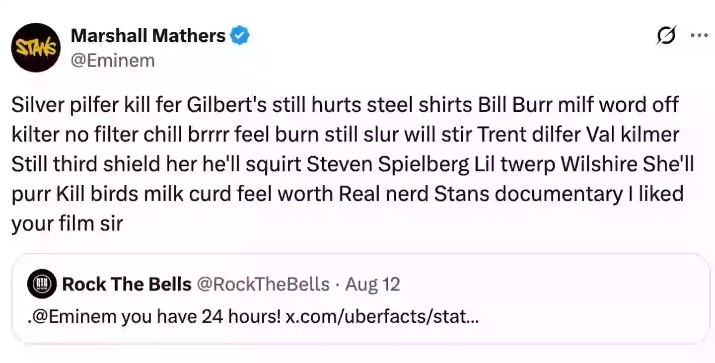 His hilarious response went viral (X)