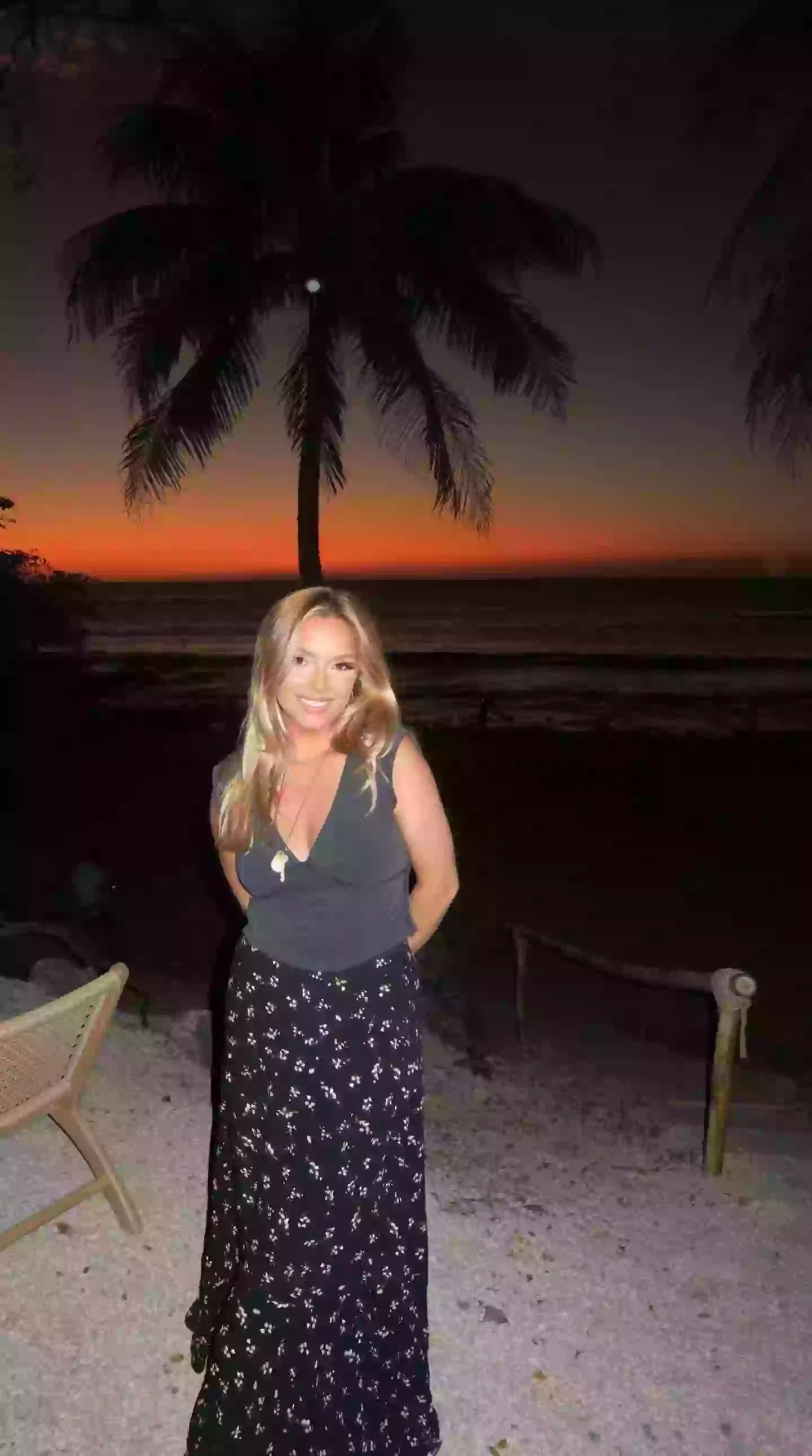 Grace was the one who uploaded the wild clip to TikTok (Supplied)