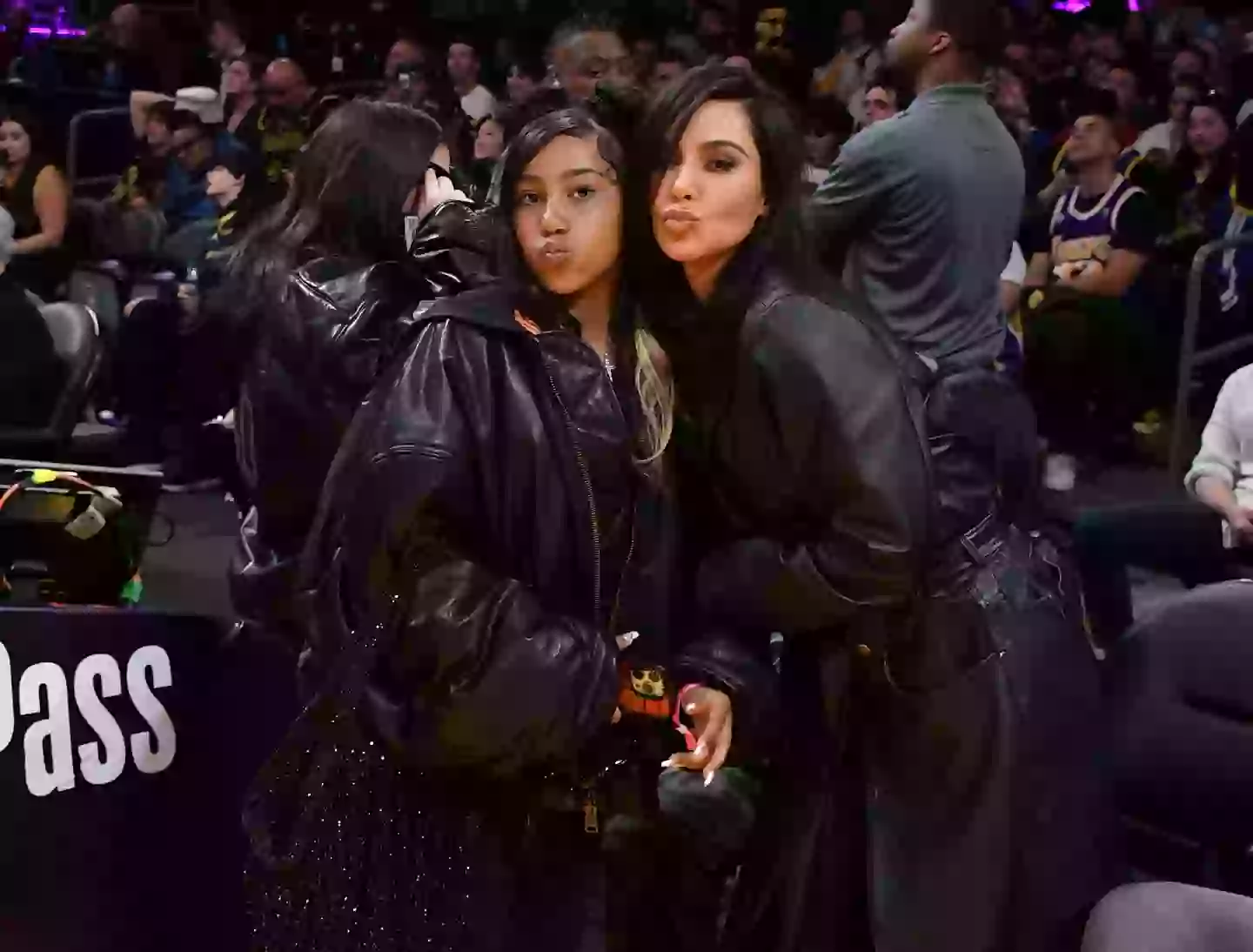 Kim Kardashian has come under fire after North was seen seemingly sporting a finger piercing (Allen Berezovsky/Getty Images)