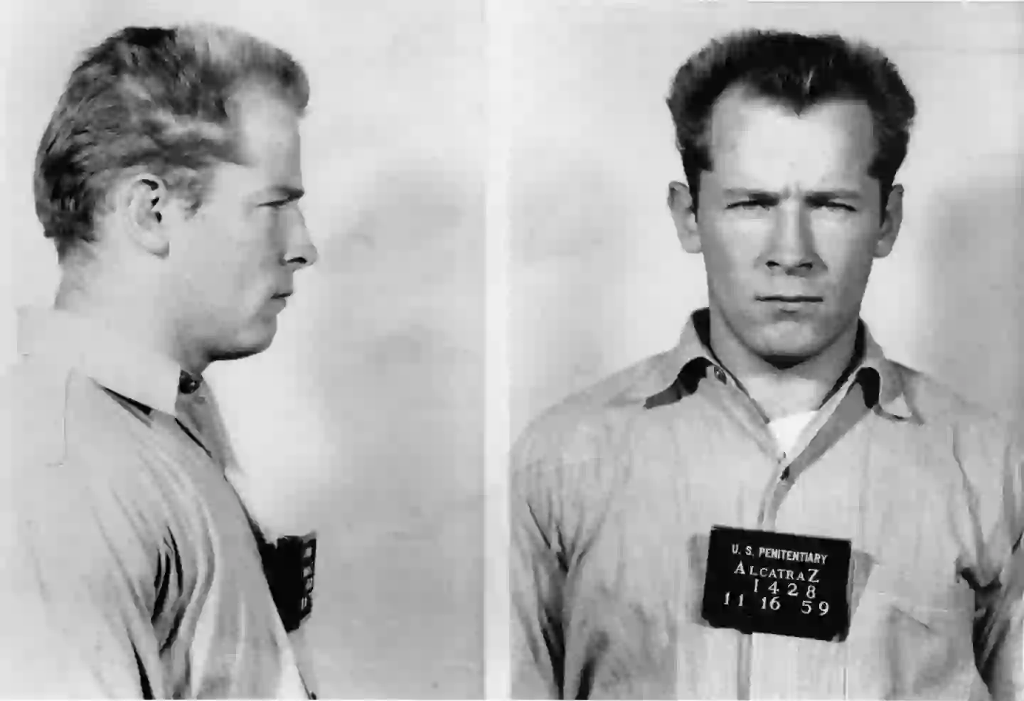 'Whitey' Bulger in the 50s, when he was one of the test subjects of CIA mind-control experiment MK-ULTRA (Federal Bureau of Prisons)