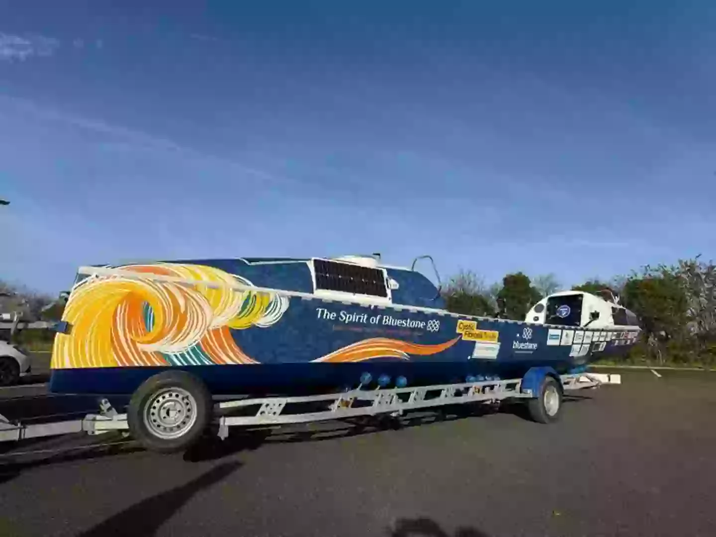 They will take on the challenge aboard The Spirit of Bluestone (Supplied)