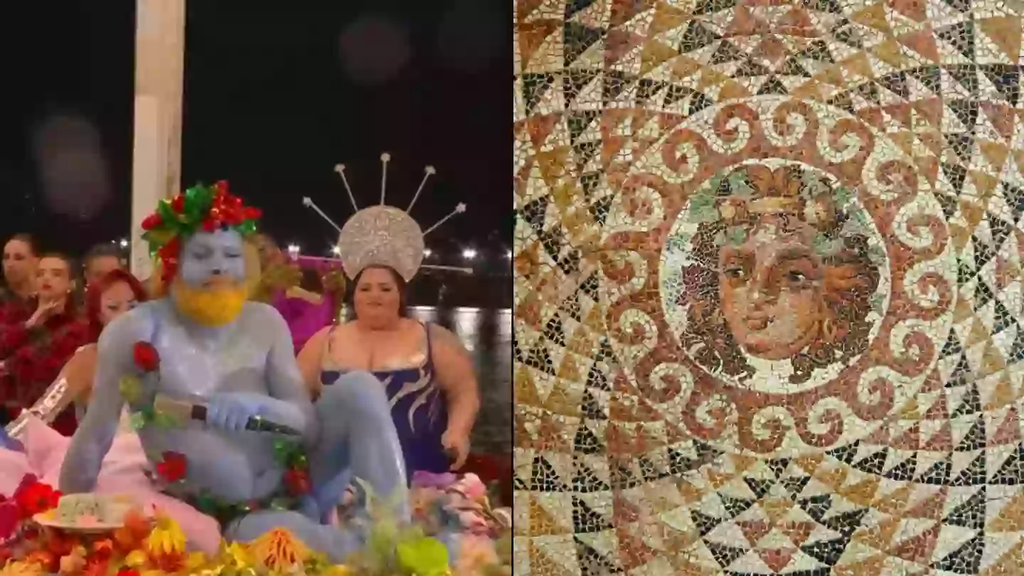 Reason behind half naked ‘blue scrotum’ man that left viewers shocked at Olympic opening ceremony