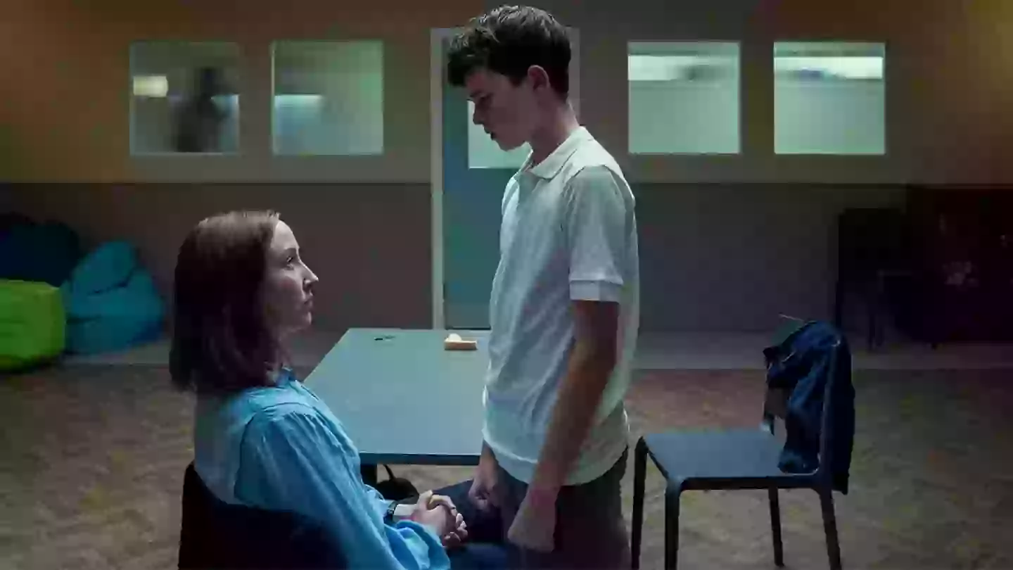 Jamie is accused of murdering his classmate, Katie (Netflix)