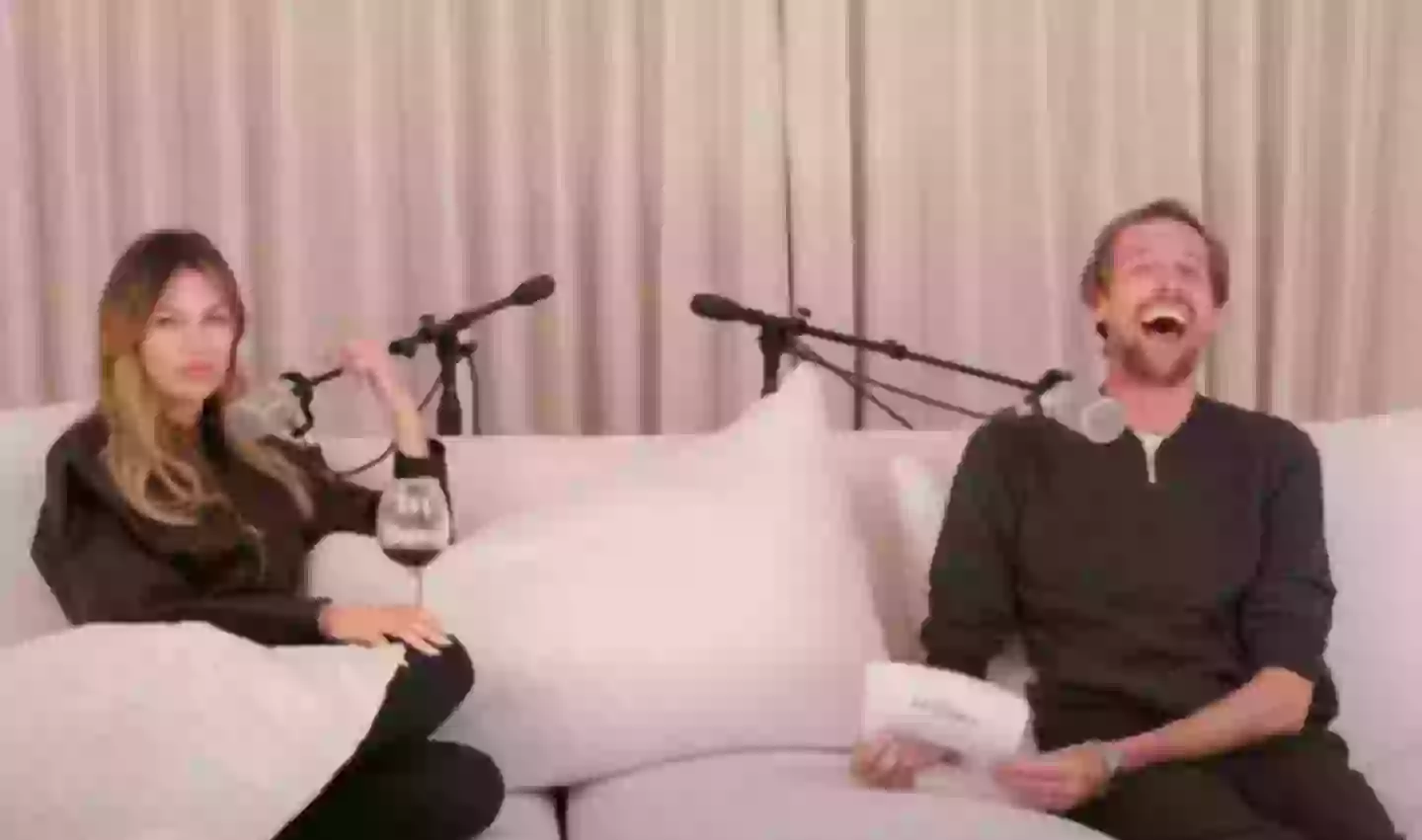 The pair explained their parenting techniques on their podcast (YouTube/The Therapy Crouch)