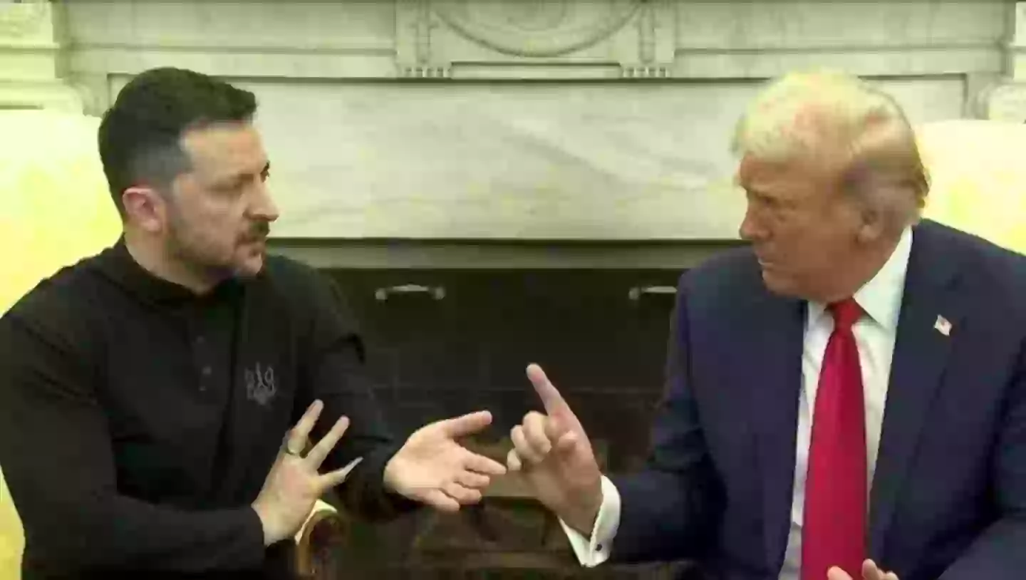 A hot mic has reportedly picked up what Trump said after the exchange (ABC 7News)