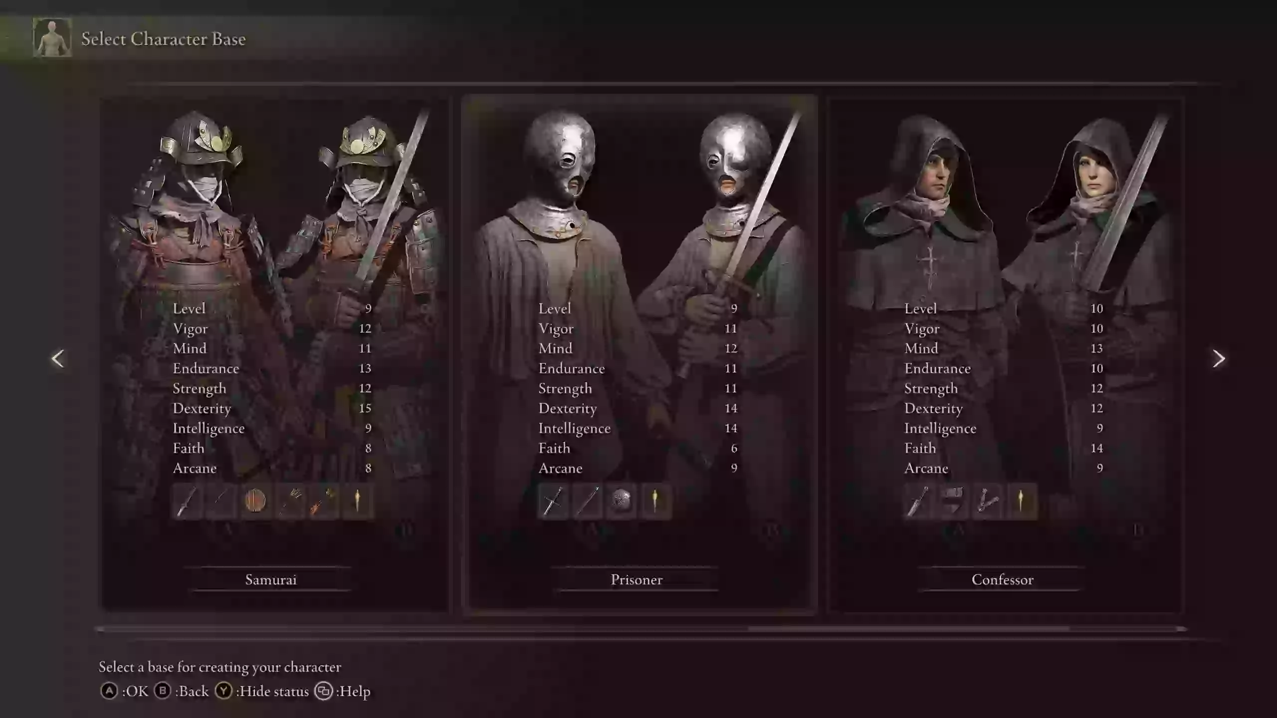 Elden Ring Class Selection