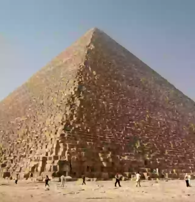 Pyramid Missing Great Pyramid of Giza could be missing a capstone that could 'turn a key'