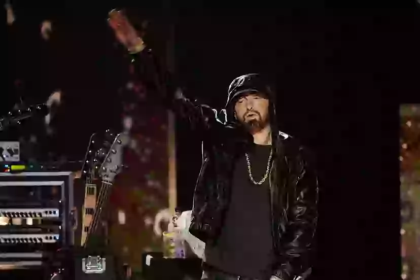 Eminem proved his genius by showing that something does actually rhyme Eminem proved his genius by showing that something does actually rhyme