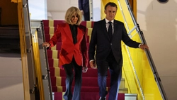 Find more about Body language expert makes major claim about moment Emmanuel Macron’s wife ‘slapped’ him