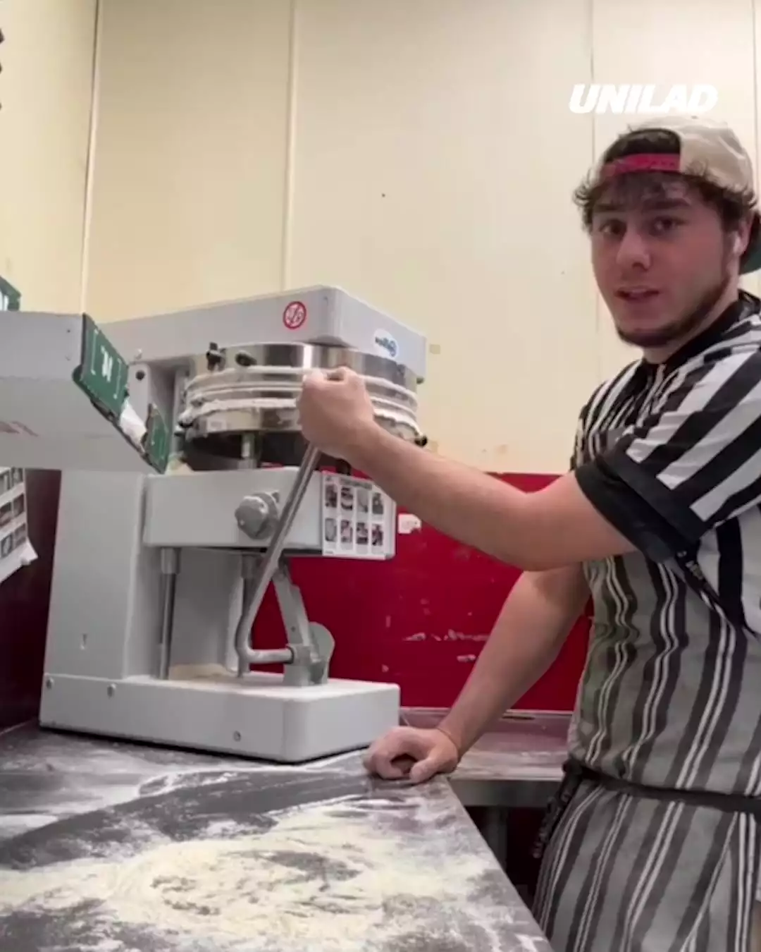 The chaotic pizza maker