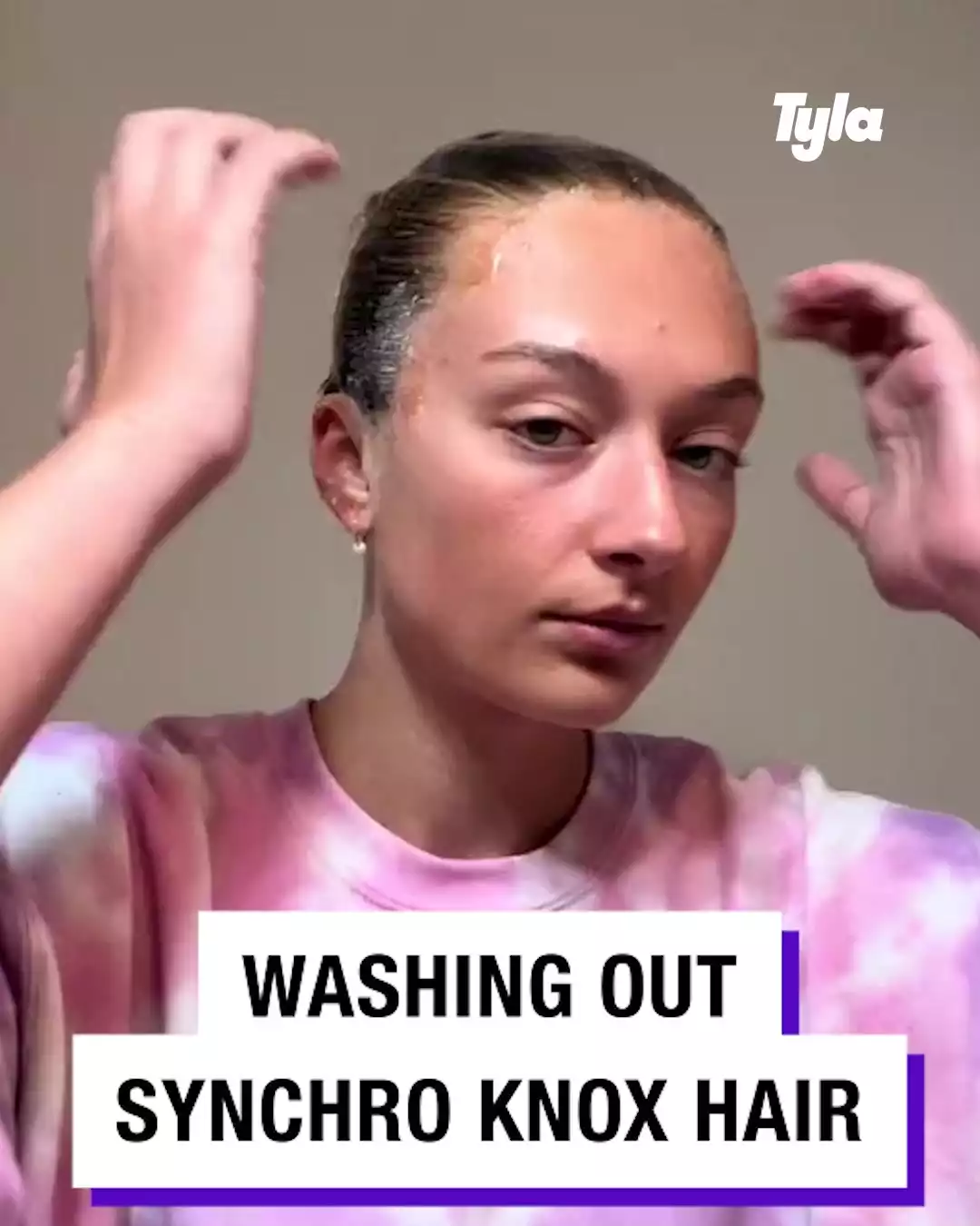 Washing out synchro Knox hair đ̧