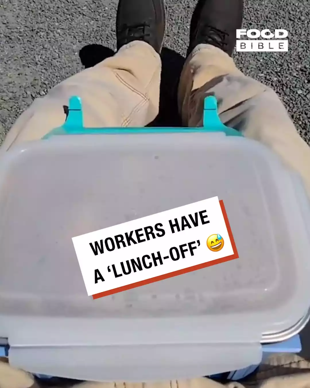 Workers have a 'lunch off' to see who has the best lunch