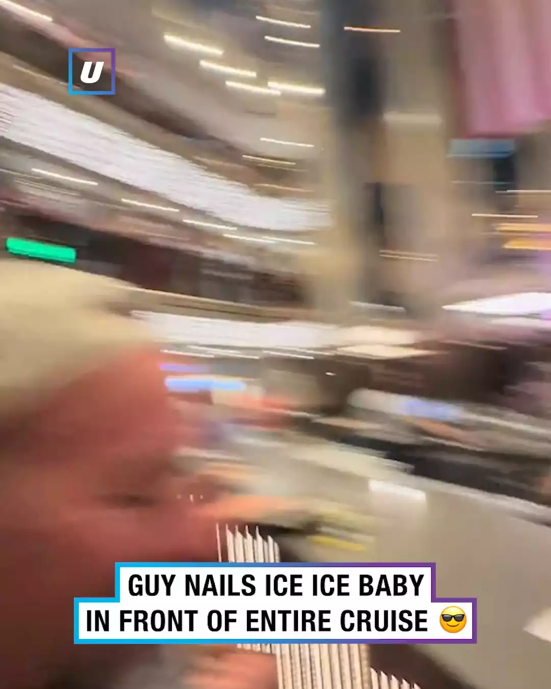 Guy nails Ice Ice Baby in front of crowd on cruise đ