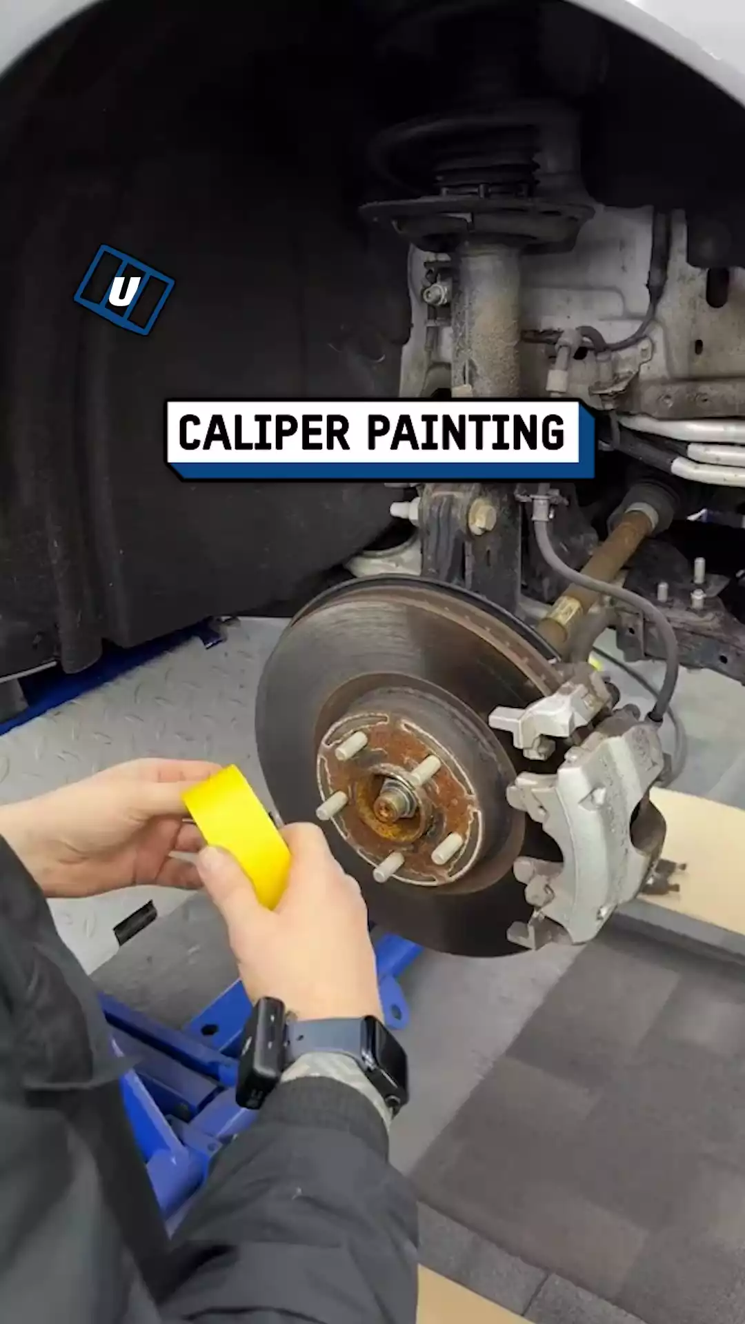 Brake caliper painting