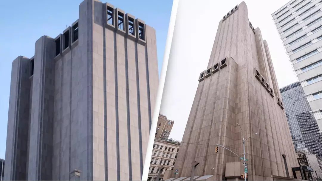 Windowless Residence There's a mysterious 29 story windowless skyscraper in New York City ...