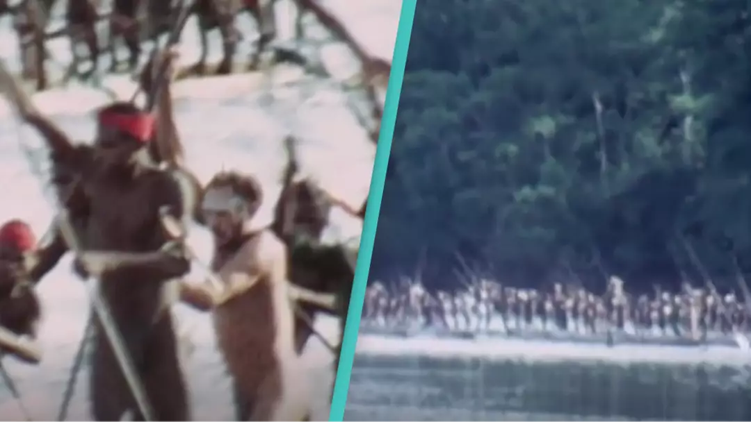 One of the last known photos of Michael Rockefeller with the cannibal ...