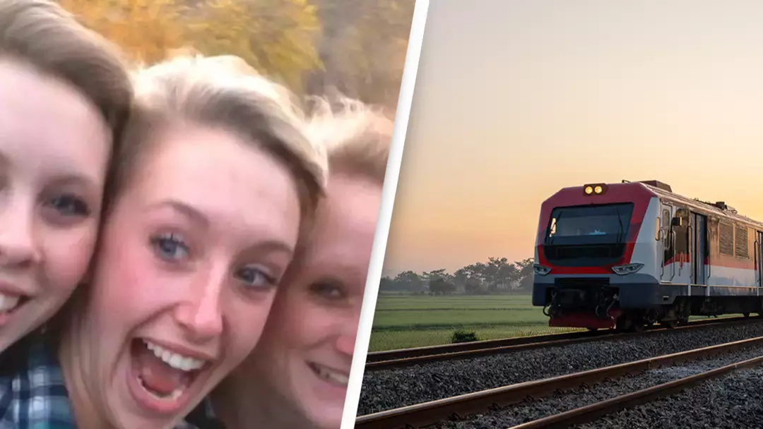 Train conductor desperately tried to warn three friends he saw taking ...