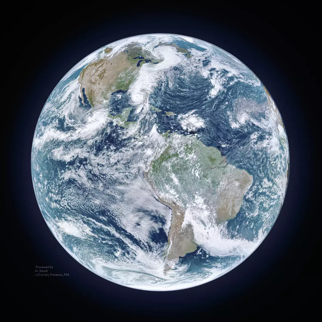 Recent picture of Earth taken from space this week reveals new details ...