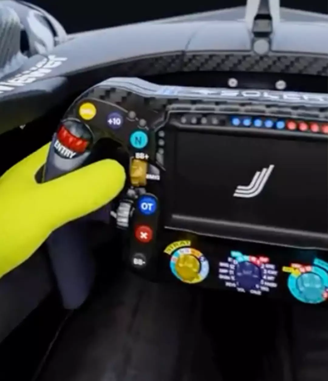 Video explains buttons of F1 car steering wheel and they're 'much more ...