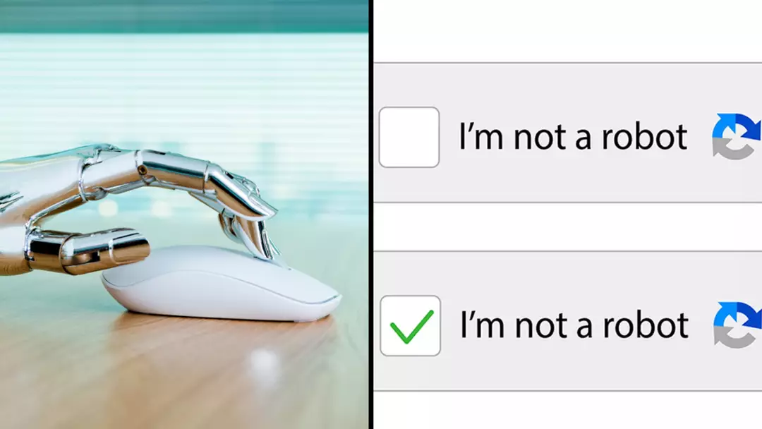 What actually happens when you click 'I'm not a robot' and it has left ...